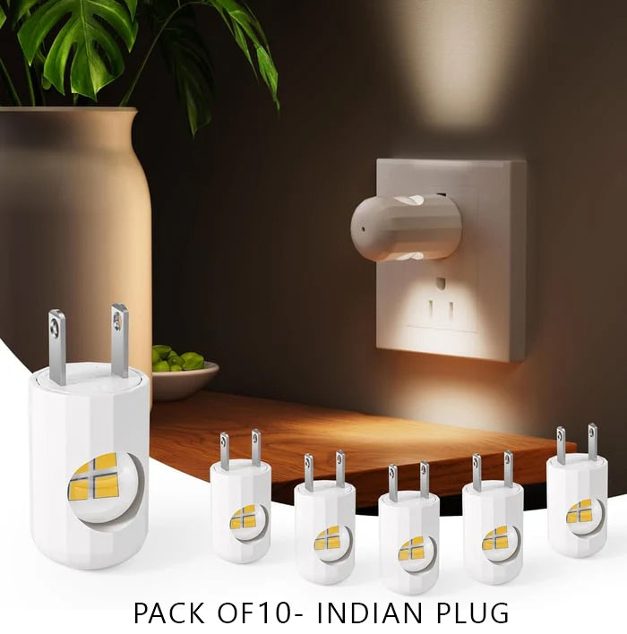 Plug-in Wall Outlet Light (8 Pieces)