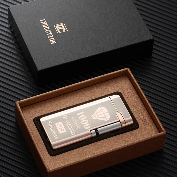 Pack Of 02 -  Electronic Sensor Windproof Red Flame Lighter