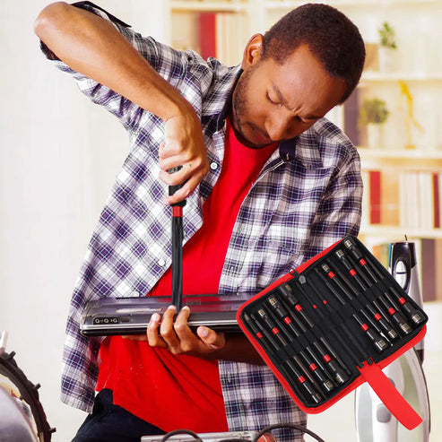 Pack Of 02 -  16PCS Portable Durable Magnetic Screwdriver Set