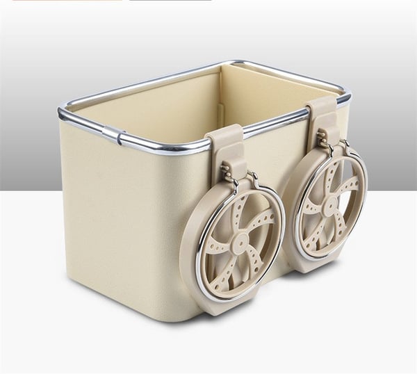 Pack Of 02 -  Car Armrest Storage Box