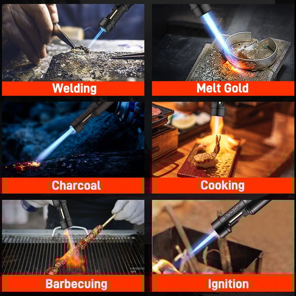 Pack Of 03 -  Airbrush Windproof Lighter