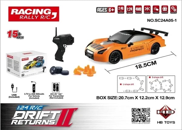 Pack Of 3 - Tabletop Drift Rc Car