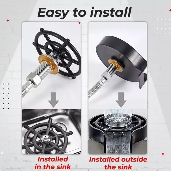 Pack Of 03 -  Automatic Quick Cup Washer