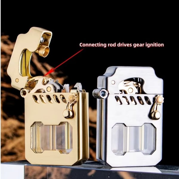 Pack Of 2 - Mecha Metal Rocker Lighter