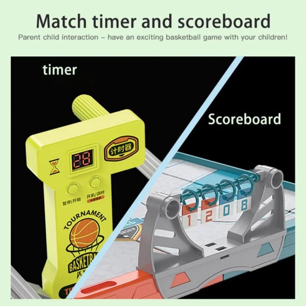 Pack of 02 -  Children's Desktop Game - Fingertip Basketball