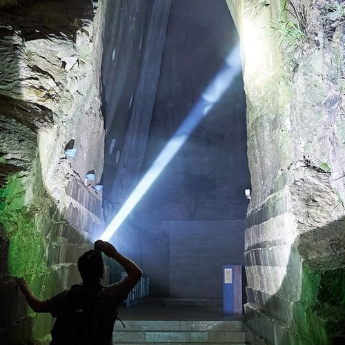 Pack Of 02 - 150000 lumen rechargeable headlamp-60H long battery life detachable