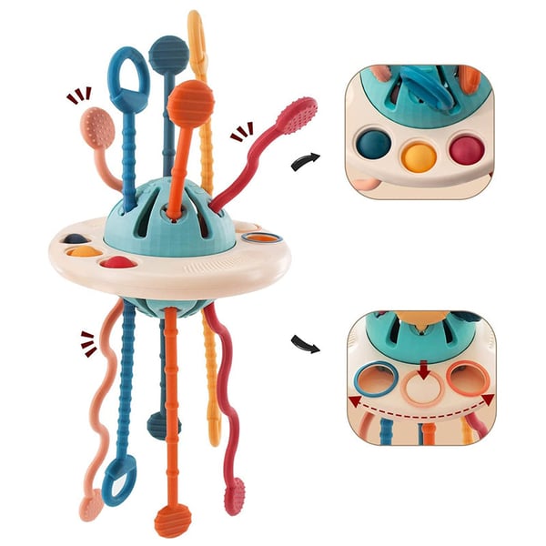 Pack Of 02 -  UFO silicone toy