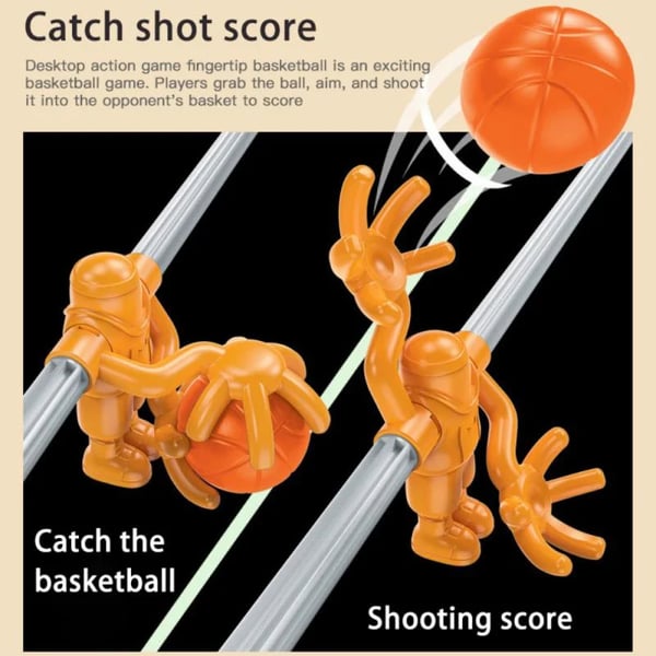 Pack of 02 -  Children's Desktop Game - Fingertip Basketball
