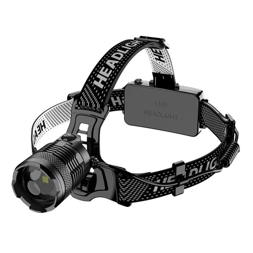 Pack Of 02 - 150000 lumen rechargeable headlamp-60H long battery life detachable