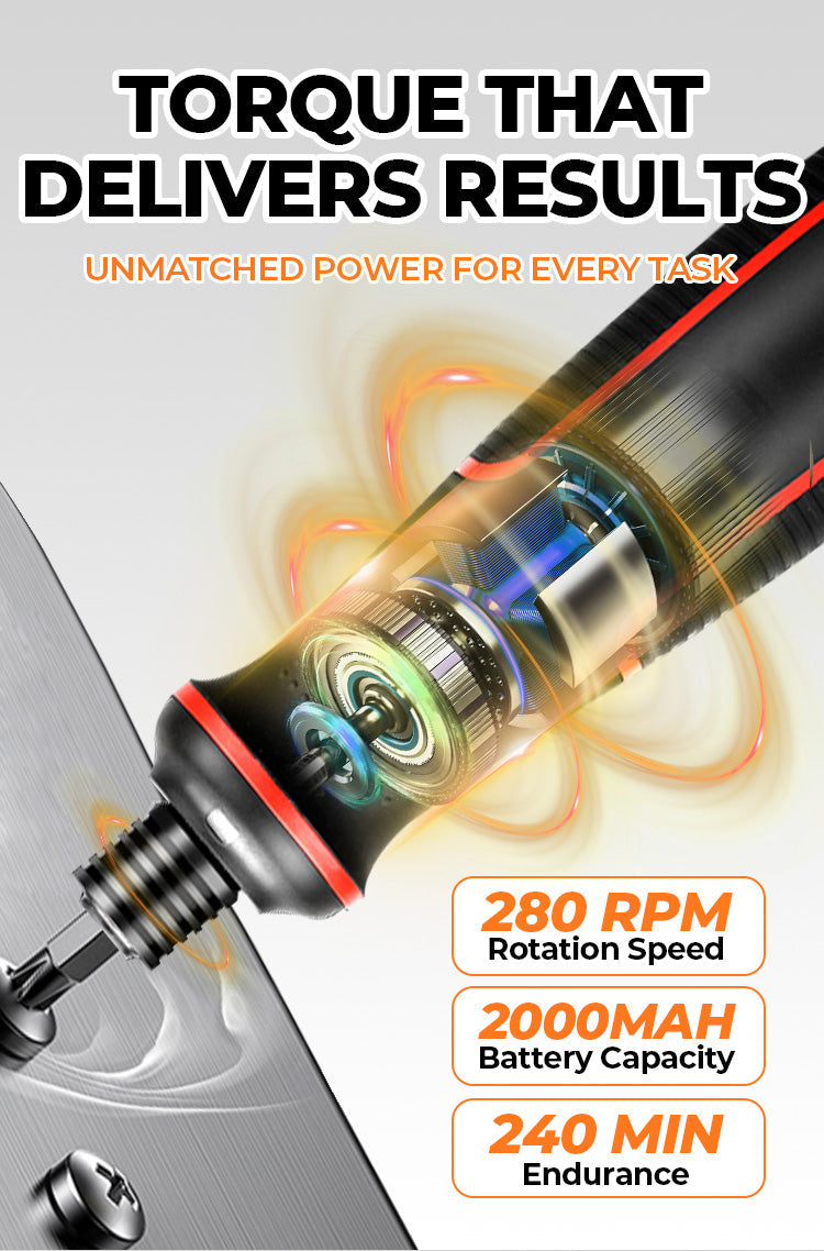 Pack Of 02 - cordless electric screwdriver set – Limited stock!