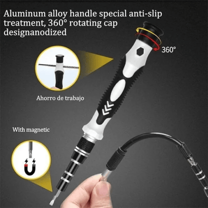 Pack Of 02 -  115 in 1 Magnetic Screwdriver Set