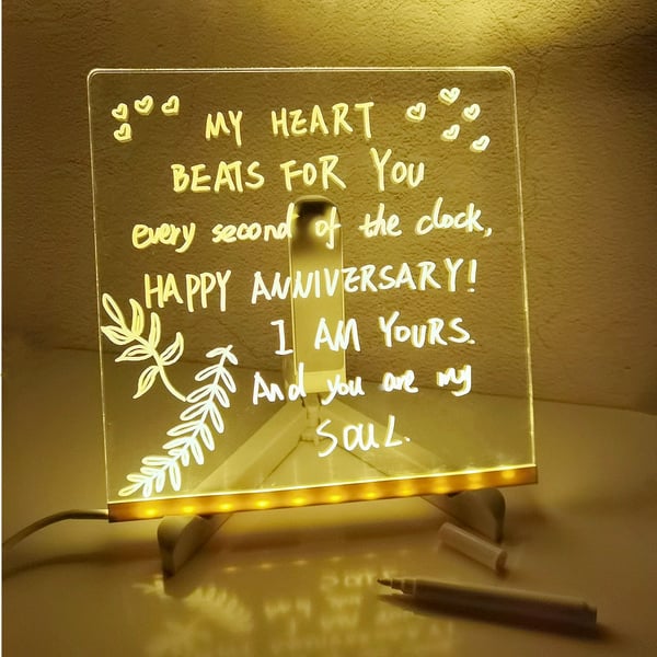 Pack of 02 -  LED Note Board with Colors