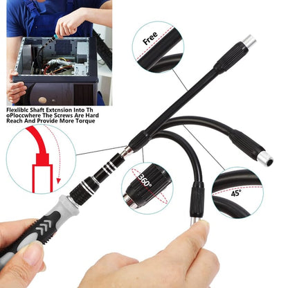 Pack Of 02 -  115 in 1 Magnetic Screwdriver Set