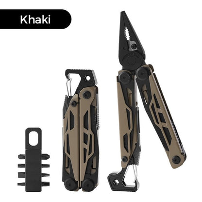 Pack Of 02- Portable Folding Multifunctional Stainless Steel Pliers