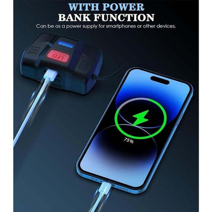 Pack Of 02 - 150000 lumen rechargeable headlamp-60H long battery life detachable