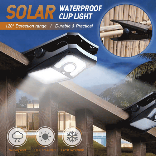 Pack Of 8 - Solar Sensor Clip Light