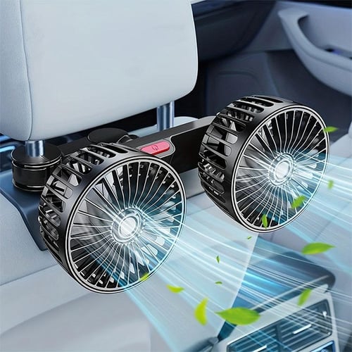 Pack Of 3 - Adjustable Car Backseat Fan