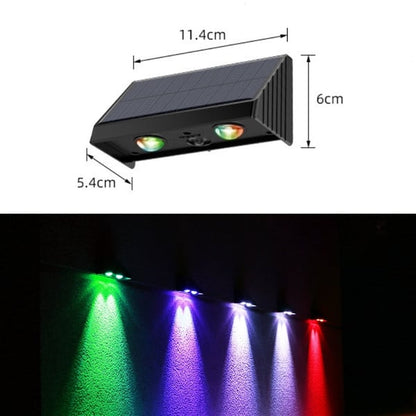 Pack Of 08 - Modern Solar Powered Fence Lights