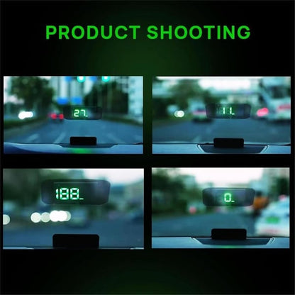 Pack Of 02 - Head-Up Display Car GPS Digital Speedometer