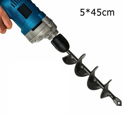 Pack Of 03 - Easy Gardening Auger Spiral Drill Bit