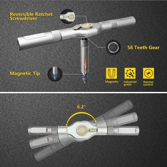 DIY Screwdriver 24 In 1, Switchable Screwdriver