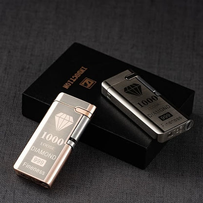 Pack Of 02 -  Electronic Sensor Windproof Red Flame Lighter