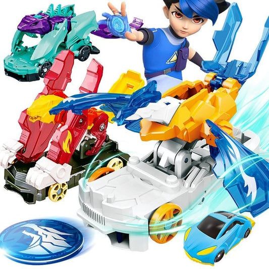 Pack Of 03 -  720° Flip & Morph Toy Car