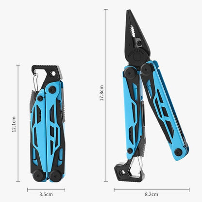 Pack Of 02- Portable Folding Multifunctional Stainless Steel Pliers