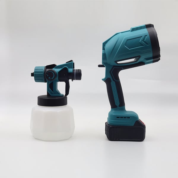 Cordless high pressure paint sprayer