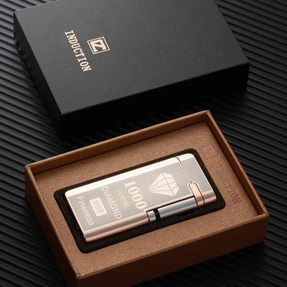 Pack Of 02 -  Electronic Sensor Windproof Red Flame Lighter