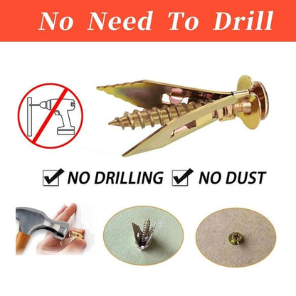 Pack Of 03 - Self Drilling Drywall Anchors with Screws Kit