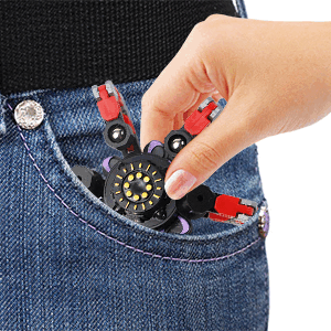 Pack of 03 -  Transformable Fingertip Anxiety Stress Relief Toy