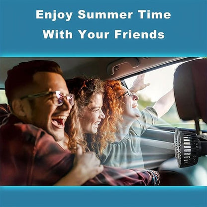 Pack Of 3 - Adjustable Car Backseat Fan