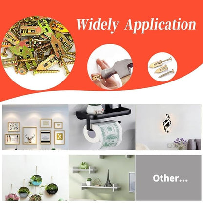 Pack Of 03 - Self Drilling Drywall Anchors with Screws Kit