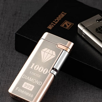 Pack Of 02 -  Electronic Sensor Windproof Red Flame Lighter