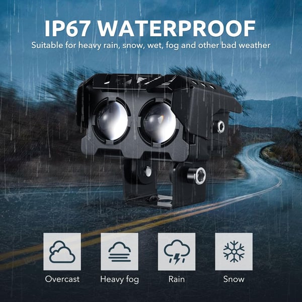 Pack Of 4 - Led Driving Spotlight