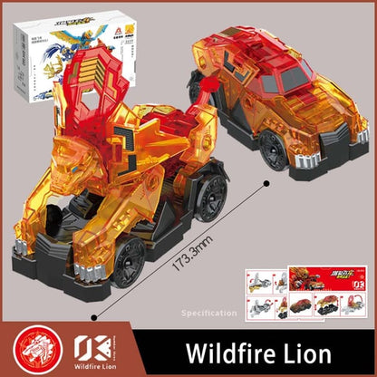 Pack Of 03 -  720° Flip & Morph Toy Car