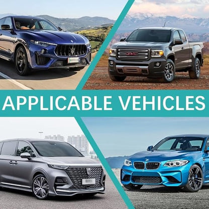 Pack Of 02 -  Solar Power Car Tire Pressure Monitoring Tool