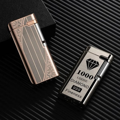 Pack Of 02 -  Electronic Sensor Windproof Red Flame Lighter