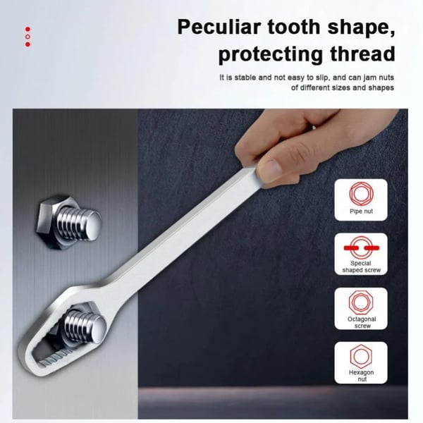 Pack Of 03 -  8-22mm Universal Wrench Receive