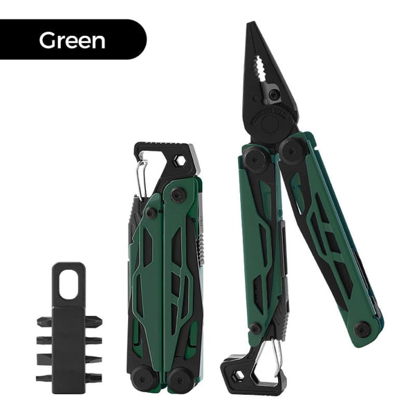 Pack Of 02- Portable Folding Multifunctional Stainless Steel Pliers