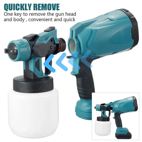Cordless high pressure paint sprayer