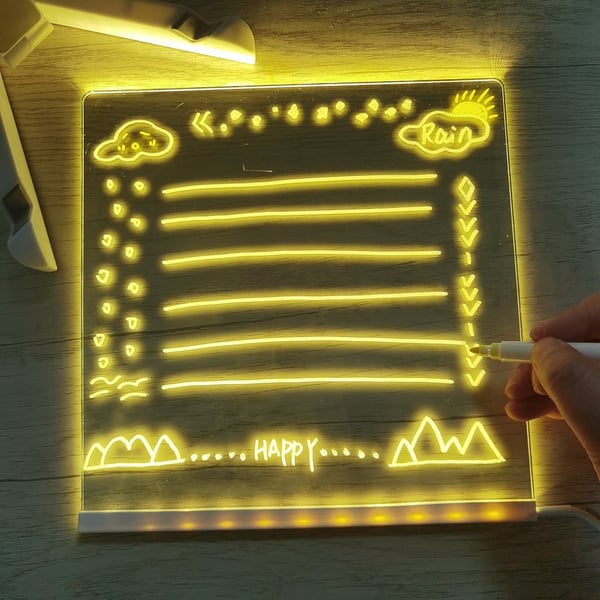 Pack Of 02 -  LED notice board with colors