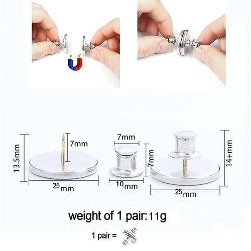 Pack Of 20 -  Magnetic Curtain Clip