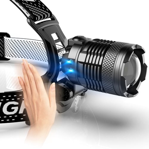 Pack Of 02 - 150000 lumen rechargeable headlamp-60H long battery life detachable