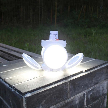 Pack Of 02 -  2 in 1 Folding Solar Lamp