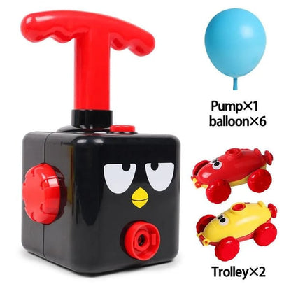 Pack Of 02 -  Balloon Car Toy Pump Set