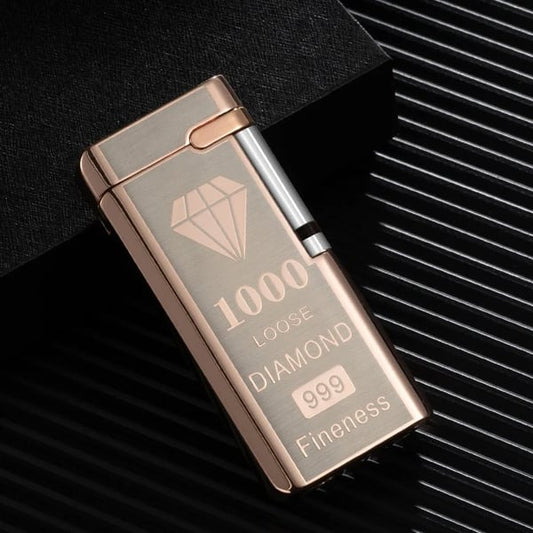 Pack Of 02 -  Electronic Sensor Windproof Red Flame Lighter