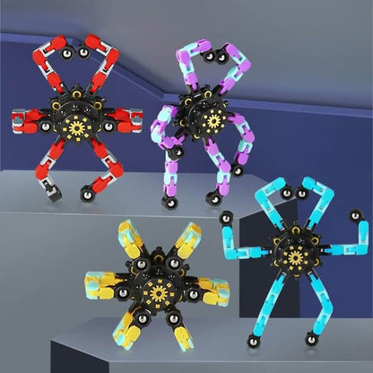 Pack of 03 -  Transformable Fingertip Anxiety Stress Relief Toy