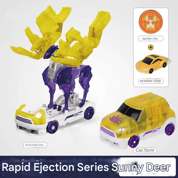 Pack Of 03 -  720° Flip & Morph Toy Car